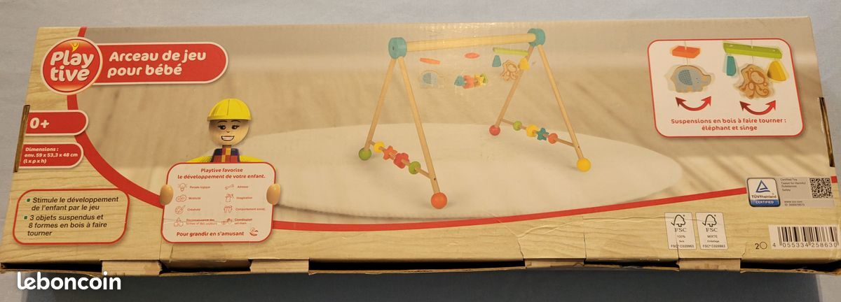 Play Tive Ahşap Bebek Oyun Halısı Oyuncağı