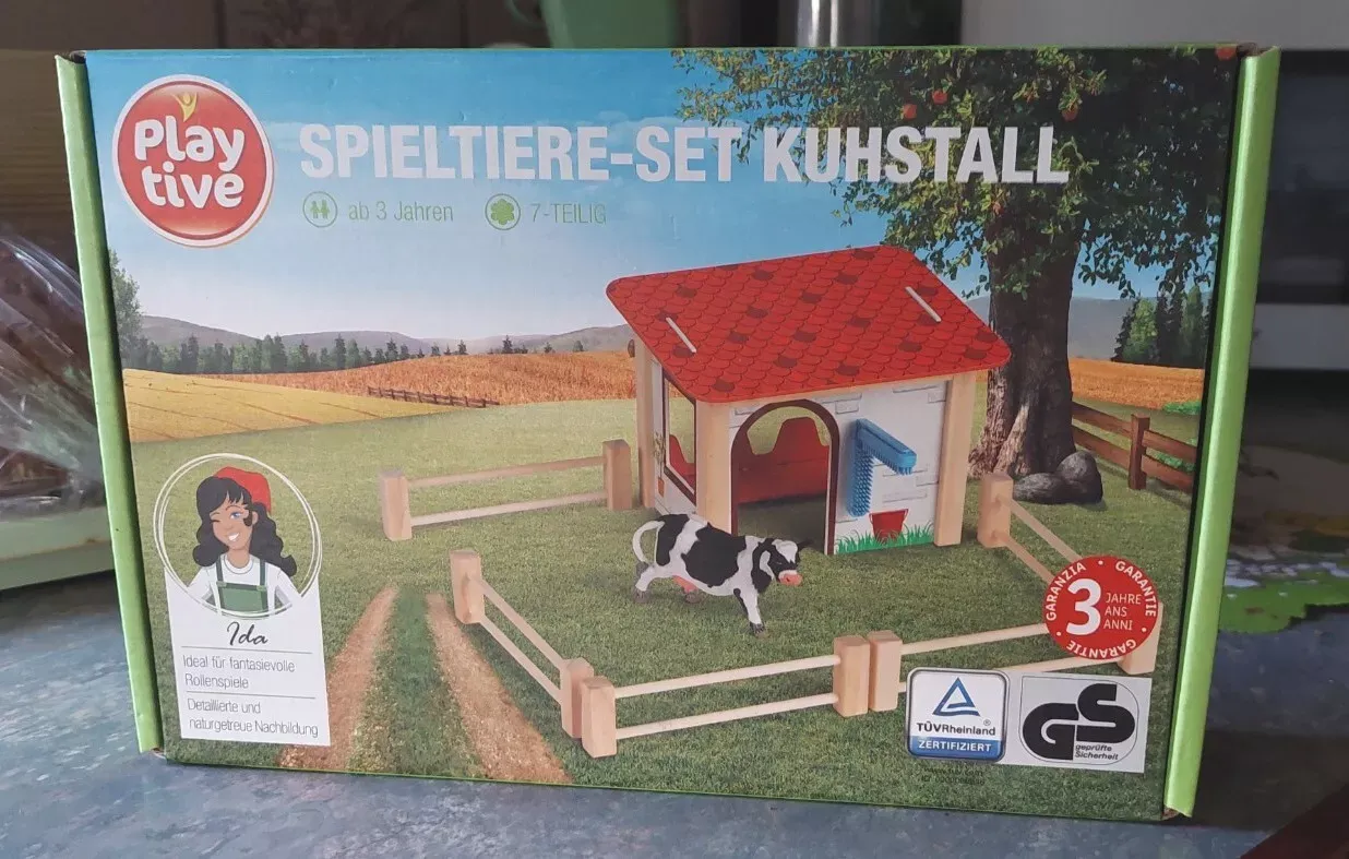 Play Tive Eğlenceli Çiftlik Hayvanı Oyun Seti (Cow Barn Play Set)