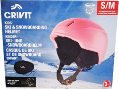 Crivit Çocuk Kayak Kaskı - Pembe (Kids Ski&Snowboarding)