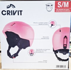 Crivit Çocuk Kayak Kaskı - Pembe (Kids Ski&Snowboarding)