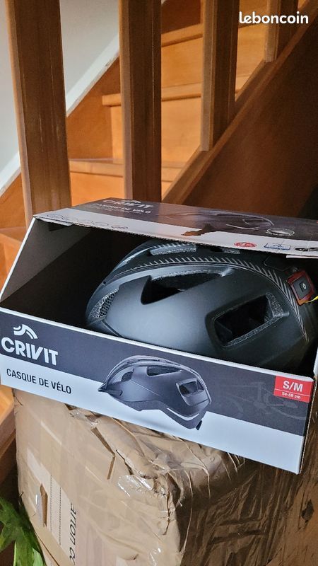 Crivit Arka Lambalı Bisiklet Kaskı - Siyah (Bike Helmet)
