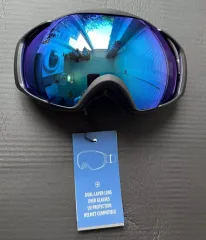 Crivit Unisex Kayak Gözlüğü Snowboard Çift Lens UV Korumalı Kask Uyumlu (Kıds Ski & Snowboard Goggles)