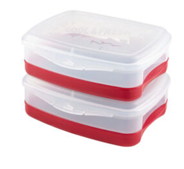 Soğutuculu Plastik Saklama Kabı 2' li
