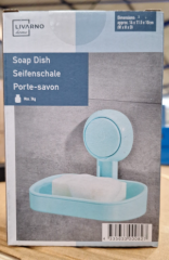 Livarno Kendinden Yapışkanlı Sabunluk Seti (Soap Dish)