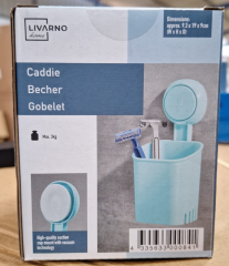 Livarno Kendinden Yapışkanlı Banyo Konteyneri (Caddie)