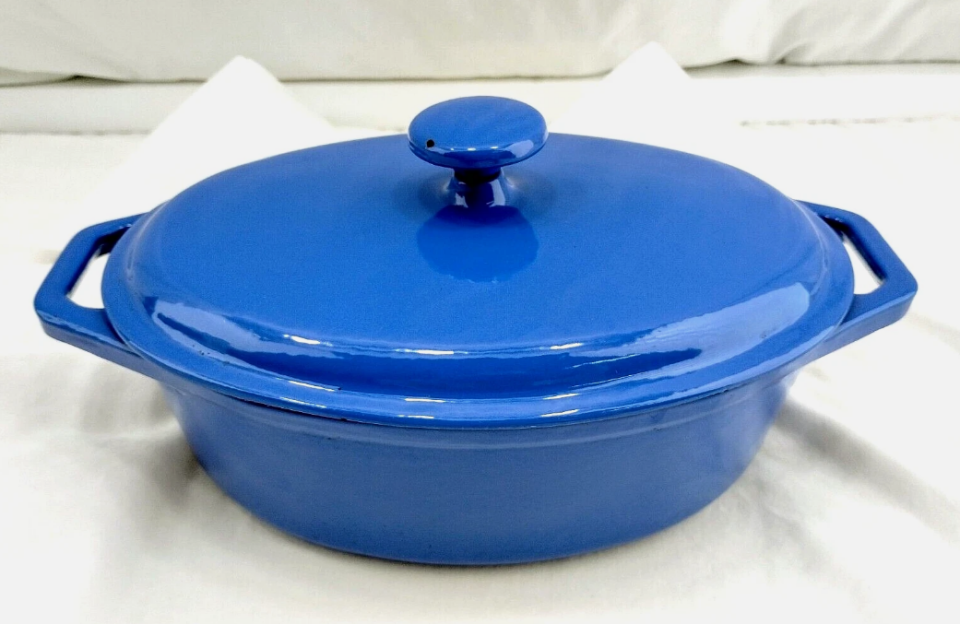 GSW Döküm Tencere 30 Cm. (Yeşil-Turuncu-Mavi)