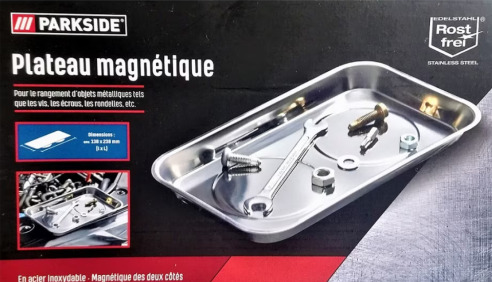 Parkside Mıknatıslı Kase-Tepsi-13,8x23,8 cm (Magnetschale)