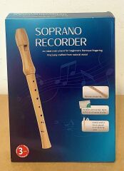 Çocuk Soprano Alman Stili 8 Delikli Ahşap Descant
