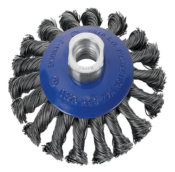 Lux Tools Matkap İçin Konik Fırça 100 mm. M14