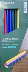 Parkside Renkli Ince 10'lu Mum Silikon Çubuk - 5 Renk(Hot Glue Sticks)