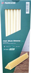 Parkside Renkli Ince 10'lu Mum Silikon Çubuk - Tek Renk Sarı (Hot Glue Sticks)