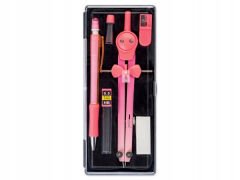 Unıted Offıce Pusula Seti Pembe Alex - 20 parça (Schnellverstellzirkel mit selbstlaufender Spindel)