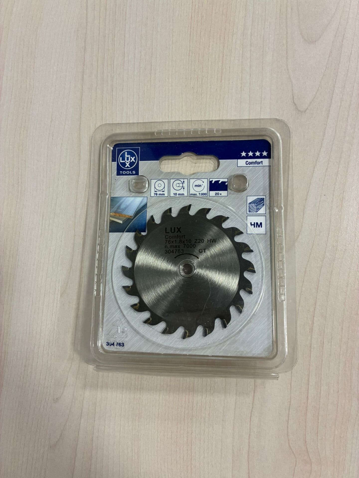 Lux Tools Elmas Uçlu Ahşap Daire Kesme Bıçağı 76mm x 10 mm