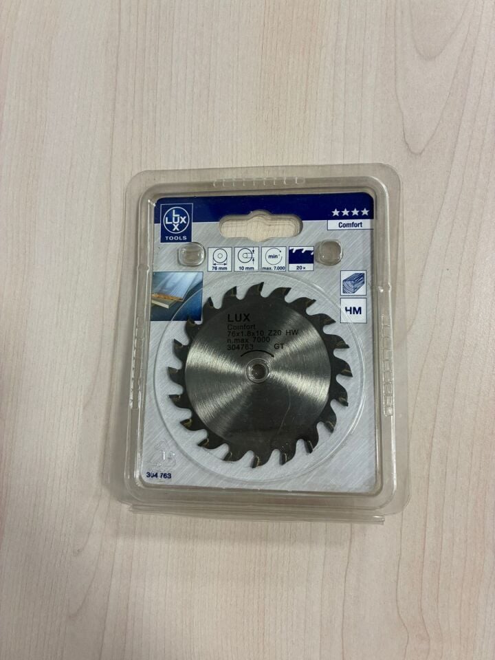 Lux Tools Elmas Uçlu Ahşap Daire Kesme Bıçağı 76mm x 10 mm