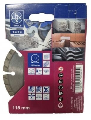 Lux Tools Turbo Elmas Disk 115 mm