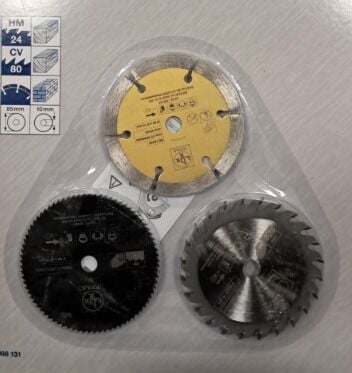 Lux Tools Çok Fonksiyonlu Daire Testere Bıçağı 85x10 mm.