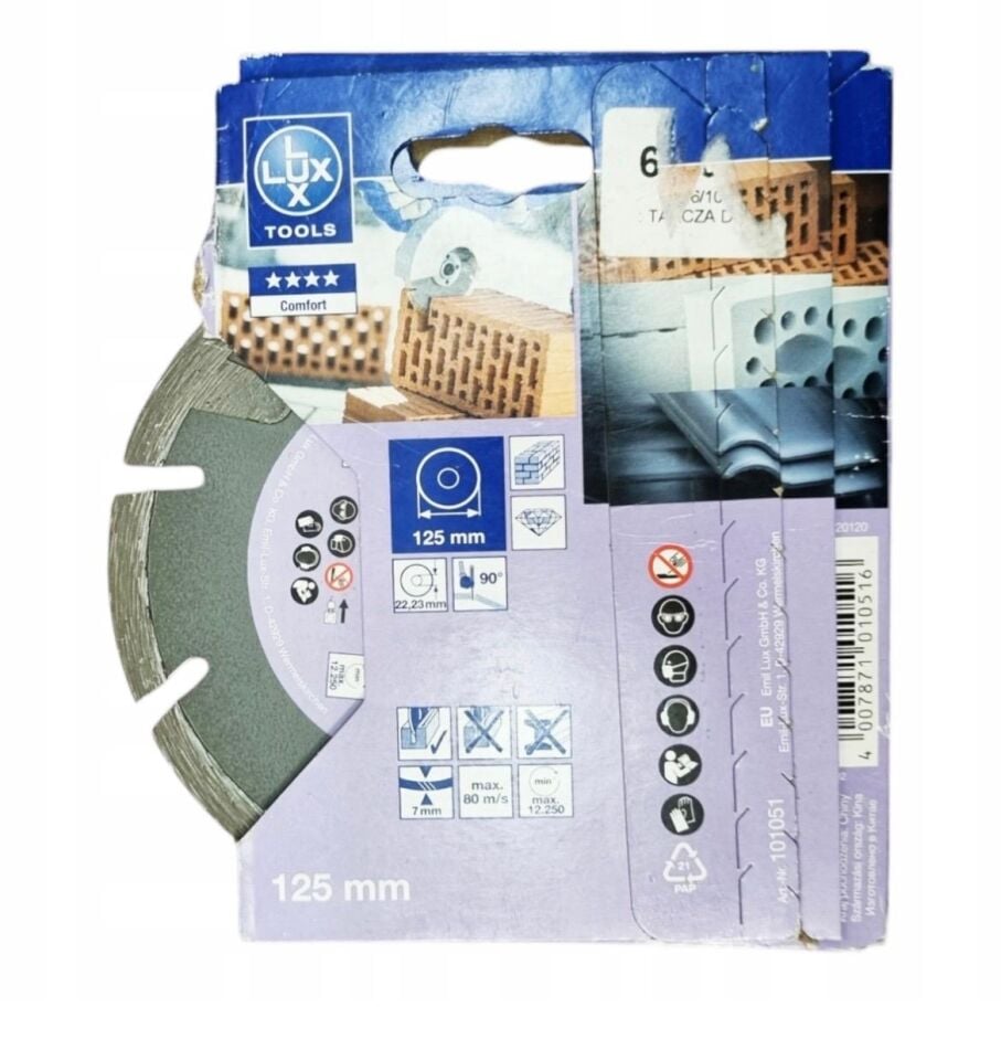 Lux Tools Comfort Segmentli Elmas Kesme Diski 125 mm
