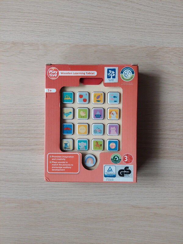 Play Tive Ahşap Eğitici Tablet (Wooden Learning Tablet)