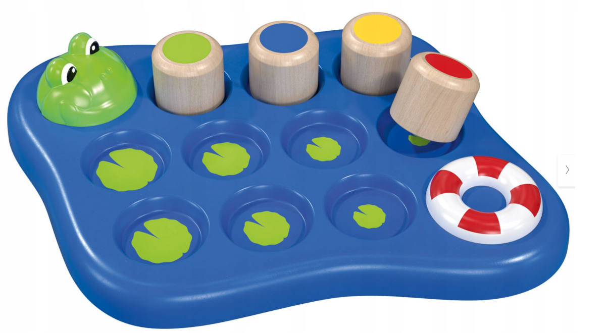 Play Tive Sesli Ahşap Kurbağa Motor Oyunu 1 yaş+ (Frog Musical Toy)