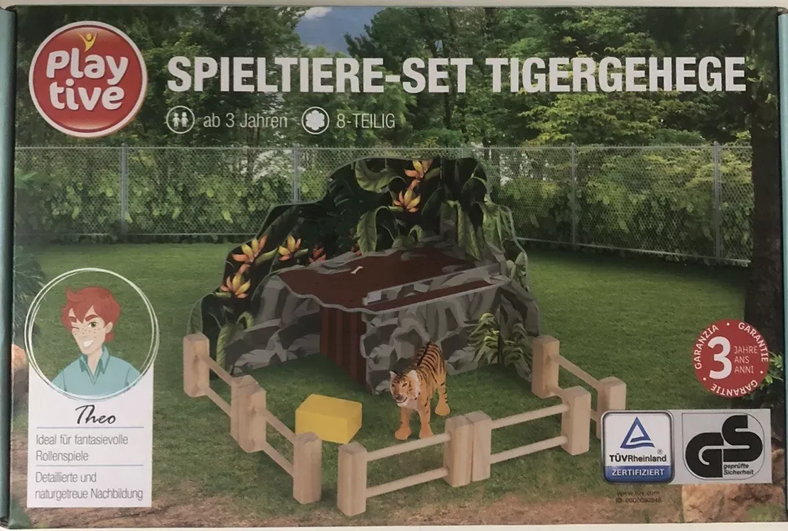 Playtive Kaplan Muhafaza Oyun Seti (Animal Enclosure Play Set)