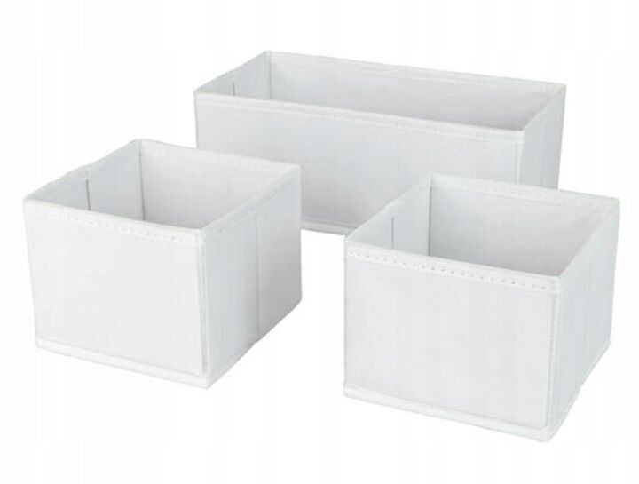 Livarno Home Organizer - Saklama kutusu, 3 parça - Beyaz