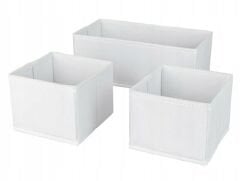 Livarno Home Organizer - Saklama kutusu, 3 parça - Beyaz