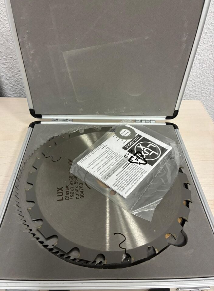 Lux Tools 2'li Set Dairesel Testere Bıçağı 190mm x 30mm (24 Dişli HM - 100 Dişli)