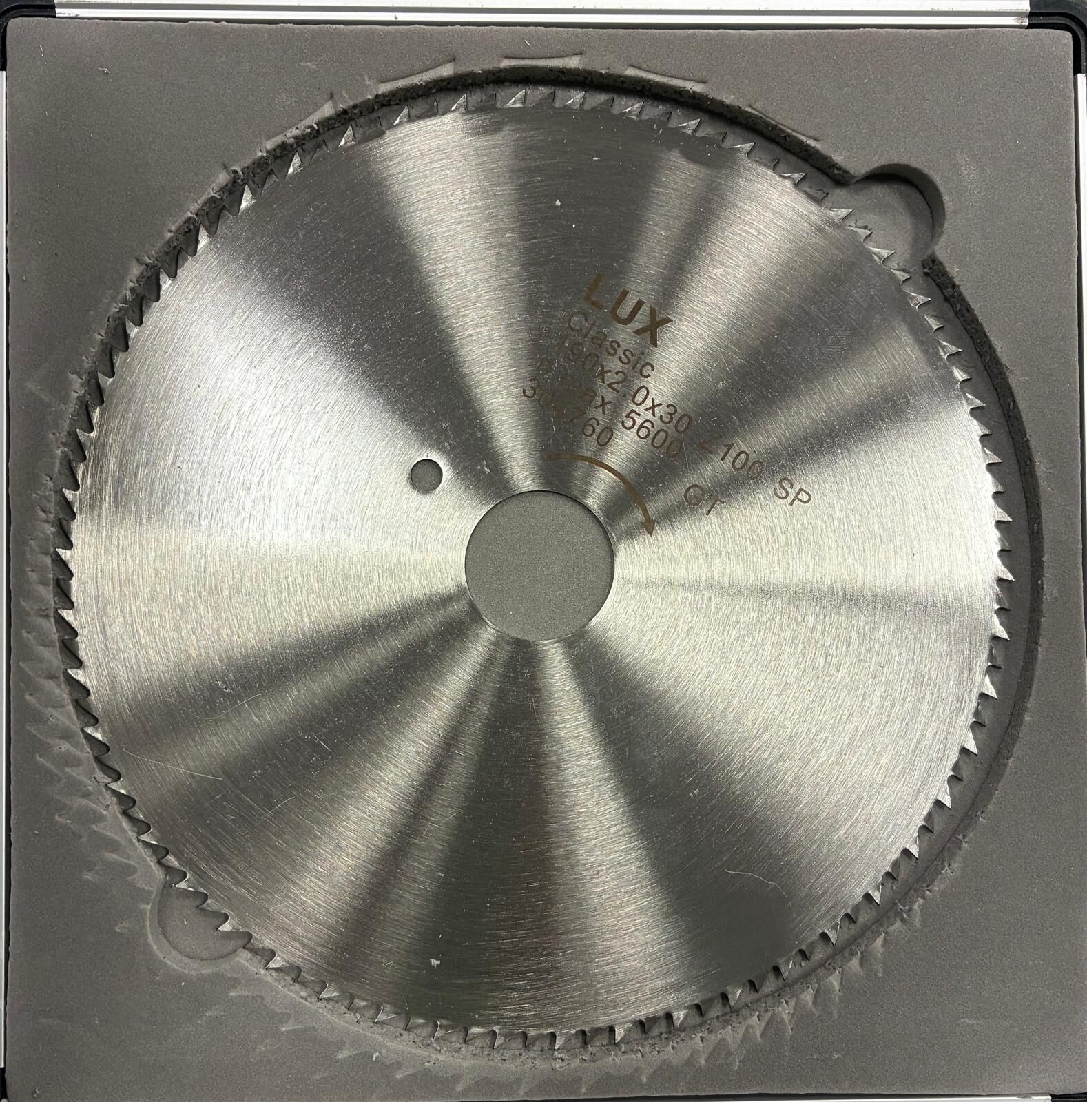 Lux Tools 2'li Set Dairesel Testere Bıçağı 190mm x 30mm (24 Dişli HM - 100 Dişli)