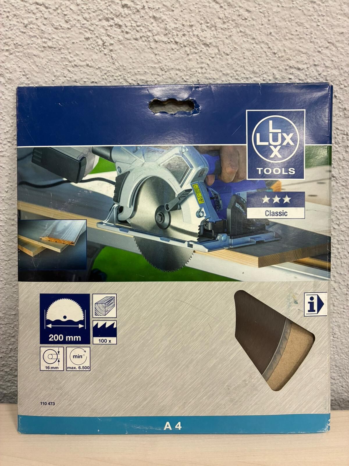 Lux Tools Dairesel Testere Bıçağı  100 Diş (200 x 16 mm)