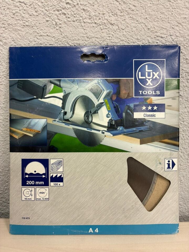 Lux Tools Dairesel Testere Bıçağı  100 Diş (200 x 16 mm)