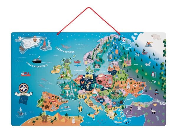 Playtive Manyetik Avrupa Haritası (Carte d'Europe Magnétique)