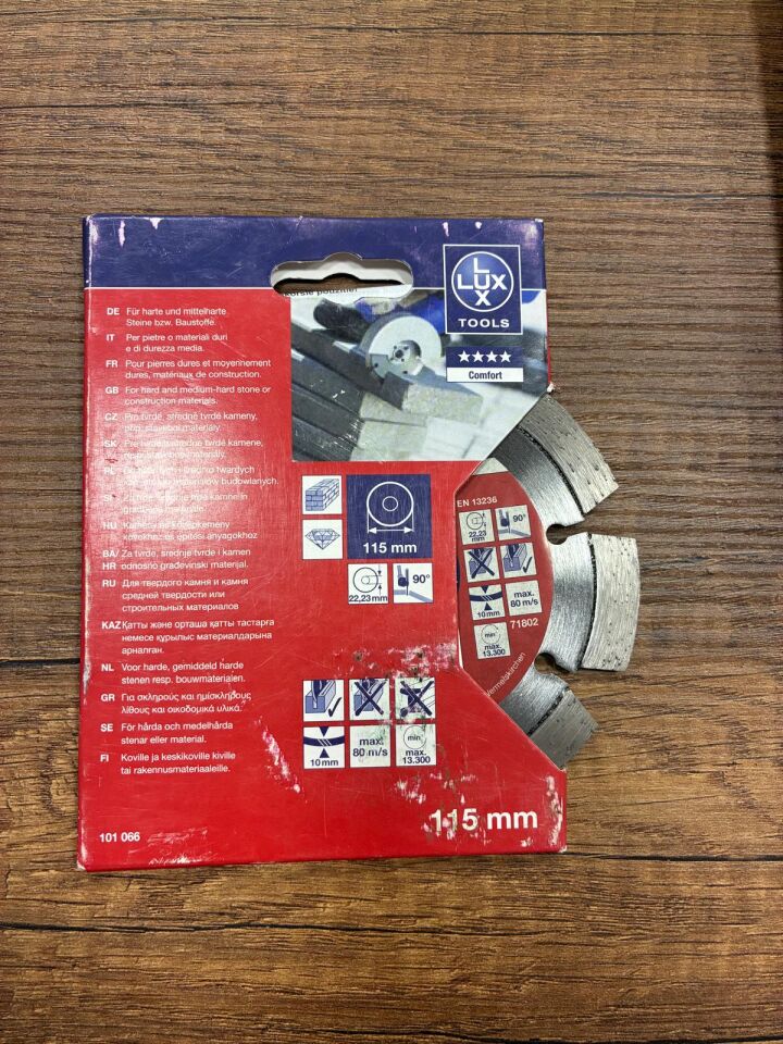 Lux Tools Elmas Kesme Diski 115 mm