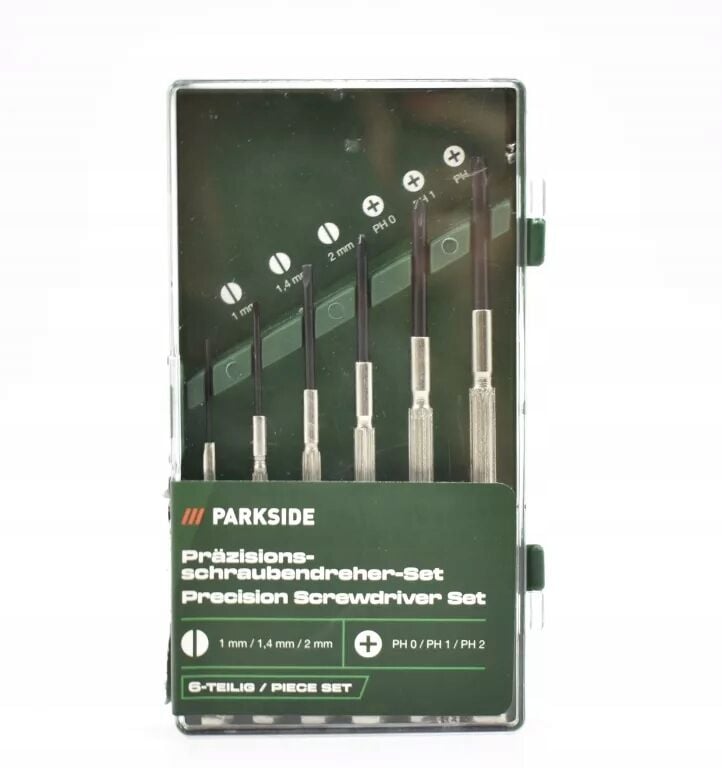 Parkside Saatçi Tornavida Seti 6'lı (Precision Screwdriver Set)