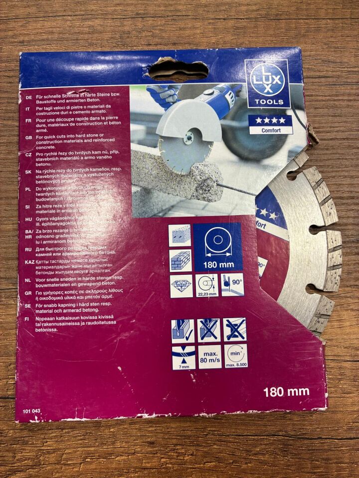 Lux Tools Elmas Kesme Diski 180mm