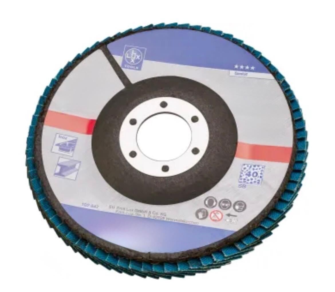 Lux Tools K40 Kumlu Flap Disk Zımpara 125 mm