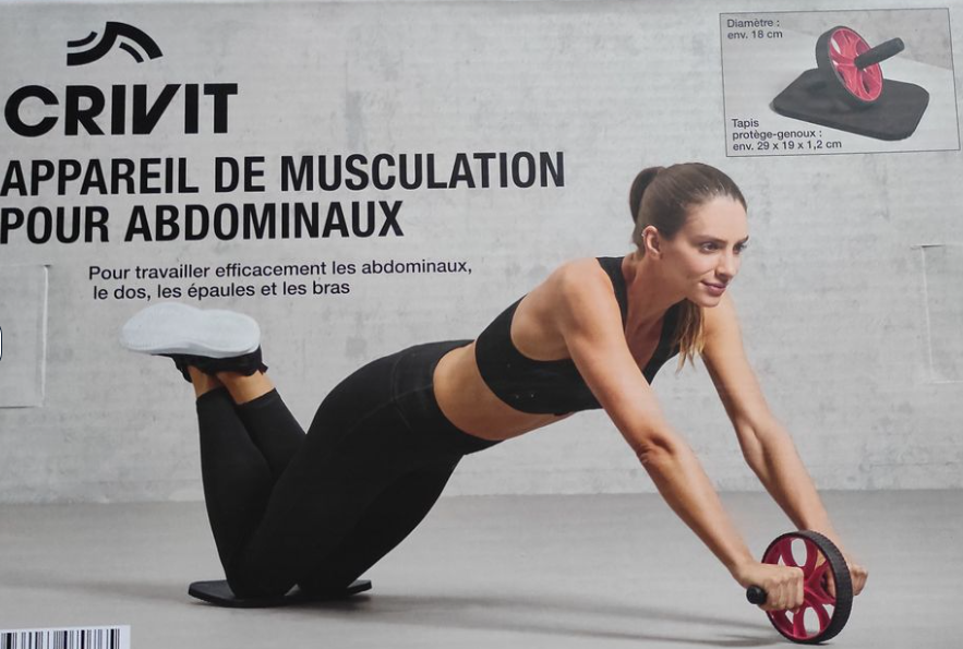 Crivit Karın, Omuz ve Kol Kas Güçlendirici Egzersiz Tekerleği (AB WHEEL)