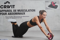 Crivit Karın, Omuz ve Kol Kas Güçlendirici Egzersiz Tekerleği (AB WHEEL)