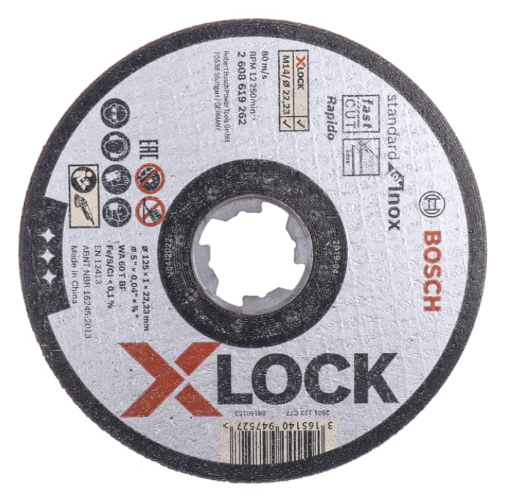 Bosch X-Lock Kesme Diski 125x1x22,23mm.