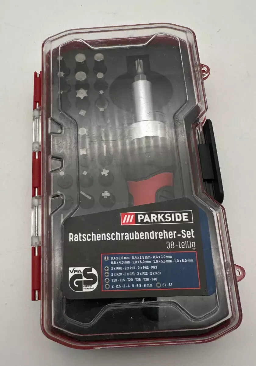 Parkside Cırcırlı Tornavida Seti 38 Parça (Parkside Ratschenschraubendreher Set)