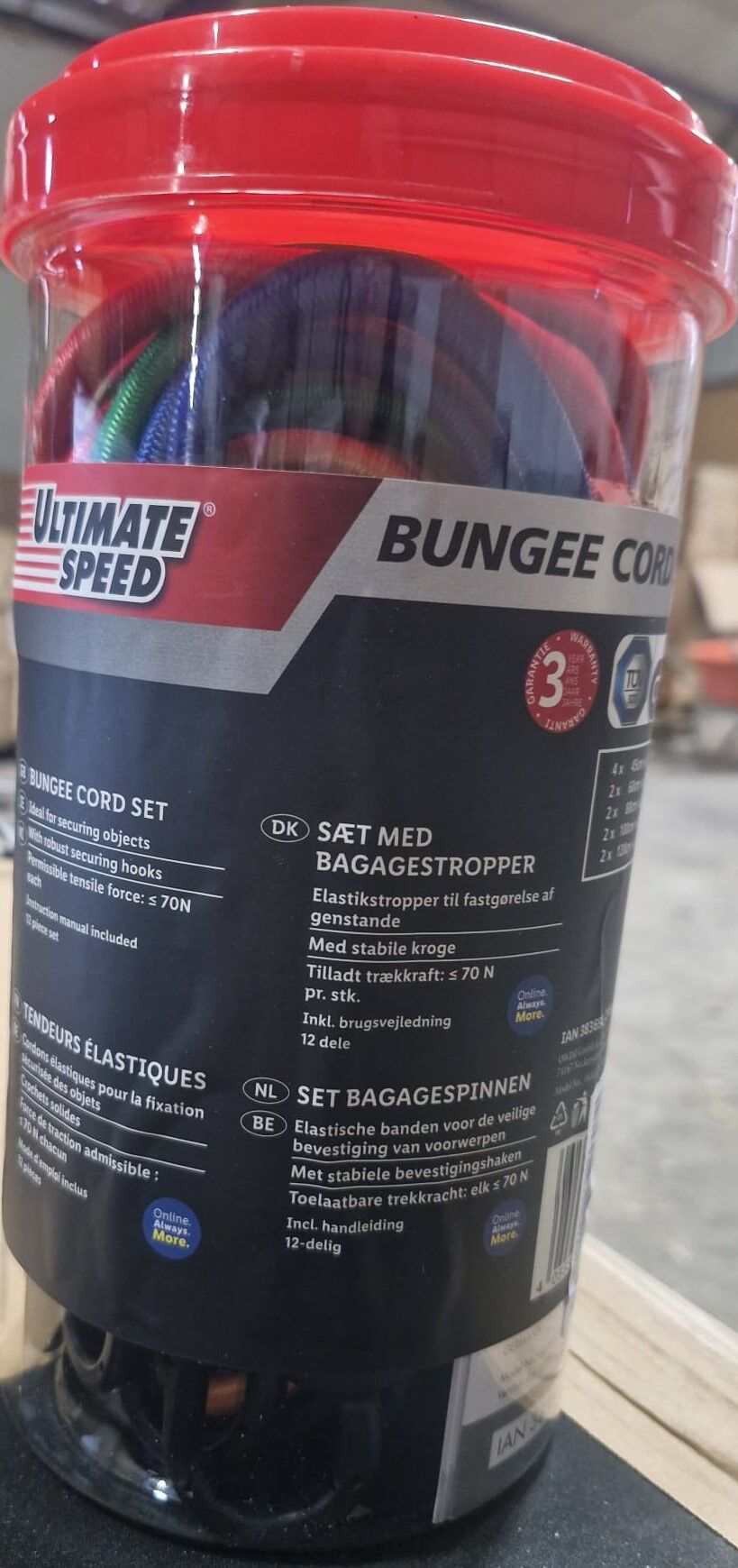 Ultimate Speed Serisi Bungee Kordon Seti (Bungee Cord Set)