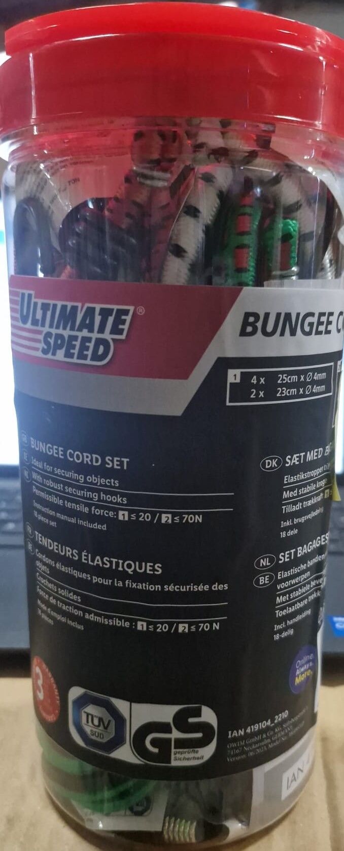 Ultimate Speed Serisi Spanngummi Kordon Seti- Desenli (Spanngummi Set)