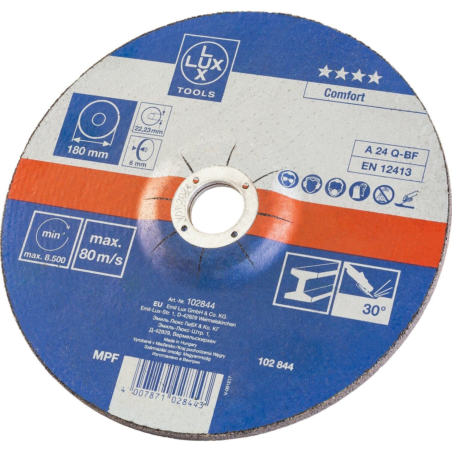 Lux Tools Metal İşleme Diski 180 mm.