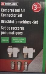 Parkside Pnömatik Dağıtıcı 5 Bağlantı Parçası Seti (Compressed Air Connector Set)