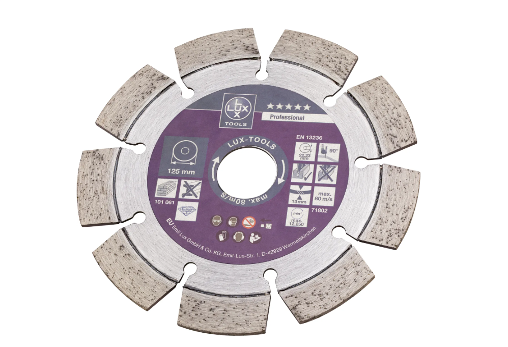 Lux Tools Evrensel Lazer Kaynaklı Elmas Kesme Diski 125 mm