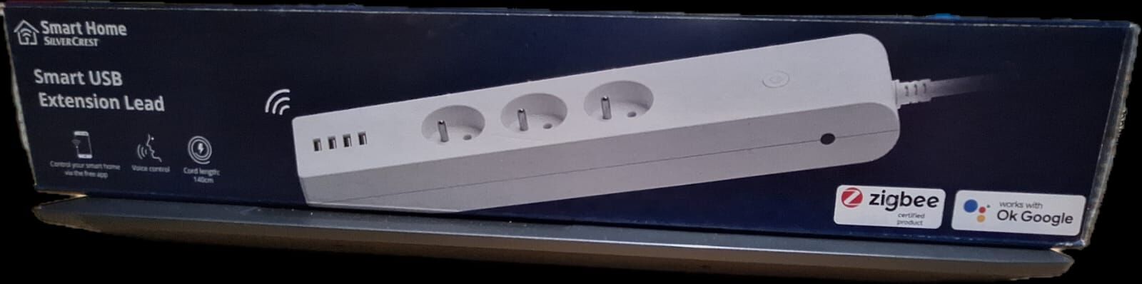 Silver Crest Usb Çıkışlı Uzatmalı Priz 140cm Sesli Kontrol APP Kontrol (Smart USB Extension Lead)