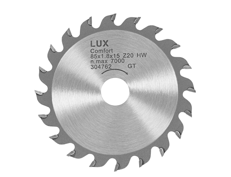 Lux Tools HM Ahşap İçin Mini Dairesel Testere Bıçağı Ø85 mm 20 Diş