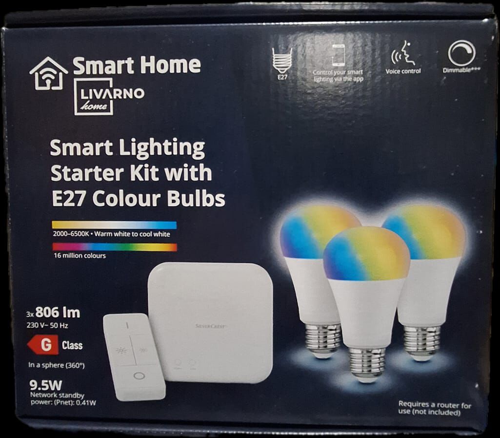 Livarno RGB LED Lamba - Akıllı Aydınlatma Başlangıç ​​Kiti ( Smart Lighting Starter Kit With E27 Colour Bulbs)