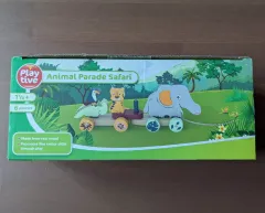 Play Tive Safari Çocuk Oyuncak Ahşap Tren (Animal Parade Safari)