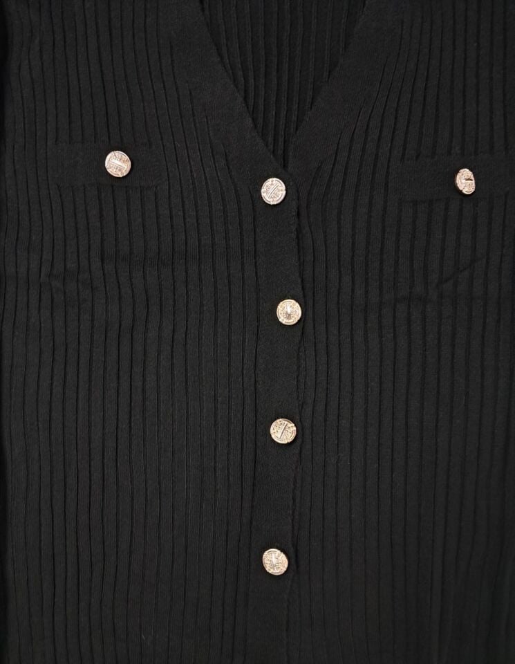 Haros Kadın Düğme Detaylı Hırka