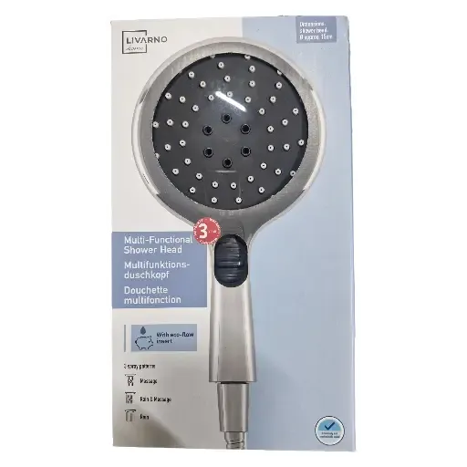 Livarno Home Çok İşlevli Duş Başlığı - Siyah ( Livarno Home Multifunctional Shower Head)